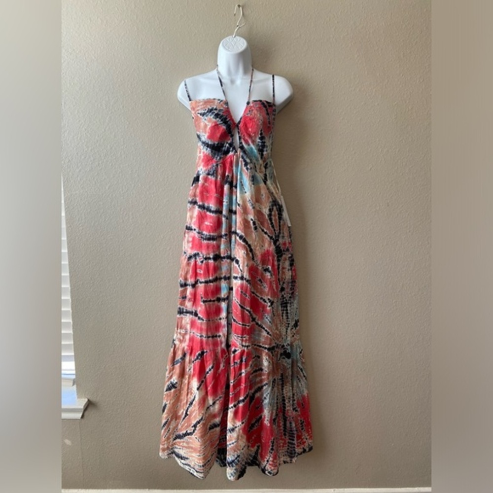 Young Fabulous & Broke Multi Color  Maxi Dress